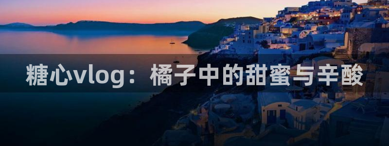 鸡教练糖心vlog：糖心vlog：橘子中的甜蜜与辛酸