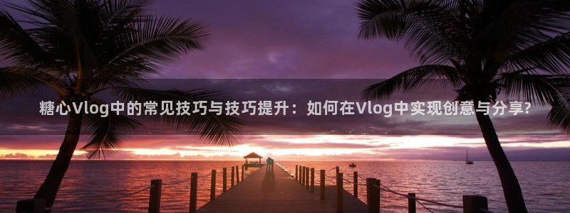 国产糖心vlog系列：糖心Vlog中的常见技巧与技巧提升：如何在Vlog中实现创